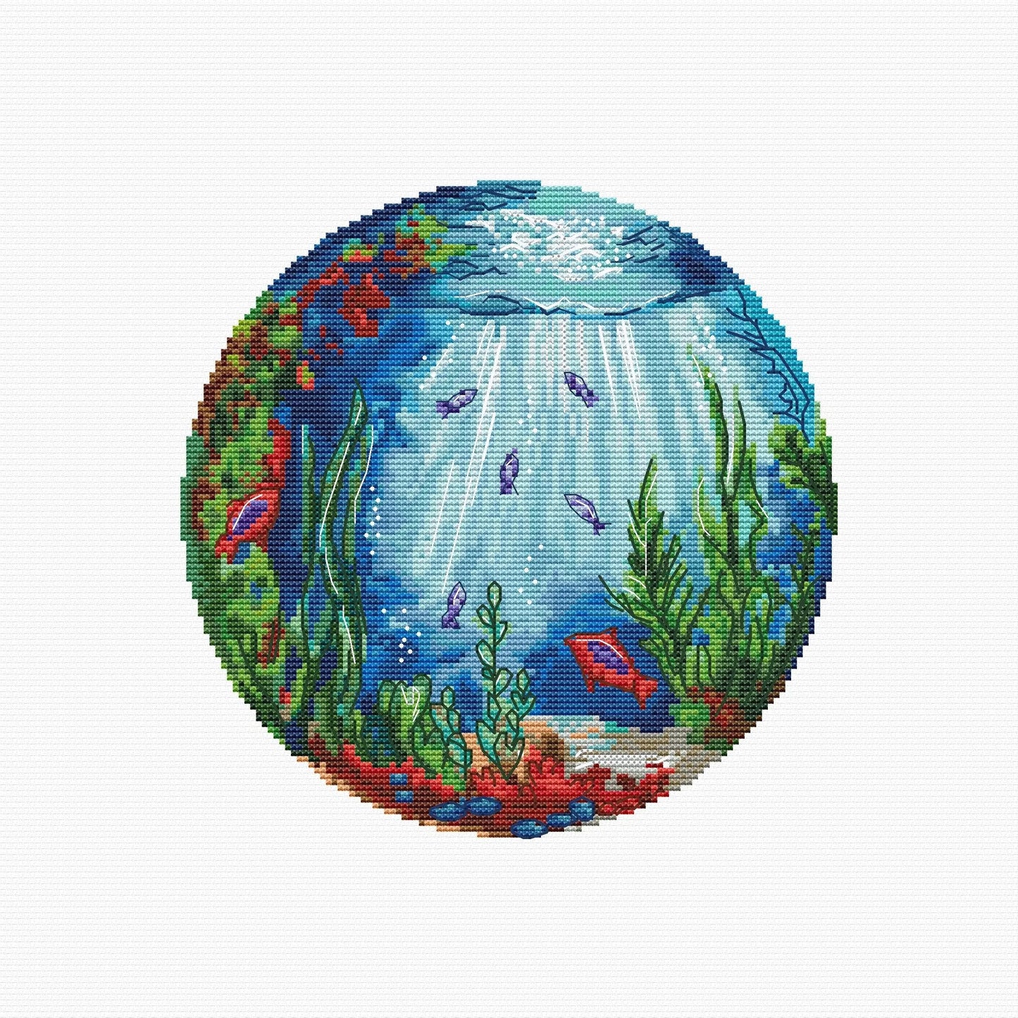 Undersea World 2 - PDF Cross Stitch Pattern-1