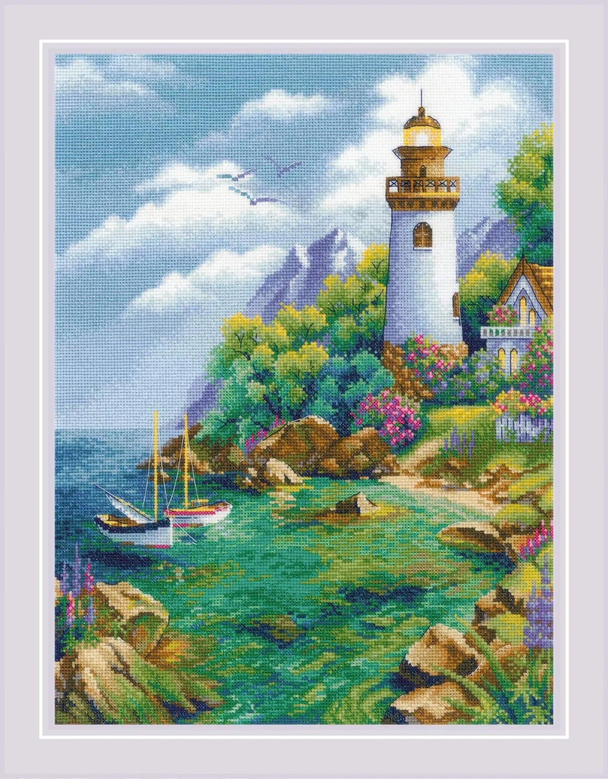 Quiet Harbor R2188 Counted Cross Stitch Kit-0