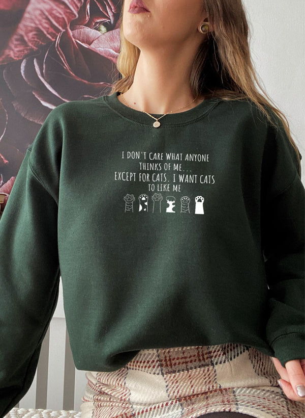 I DONT CARE WHAT ANYONE Sweat Shirt-4