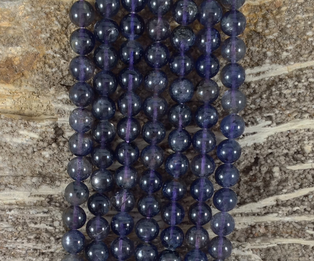Iolite Round 6mm 8mm-3