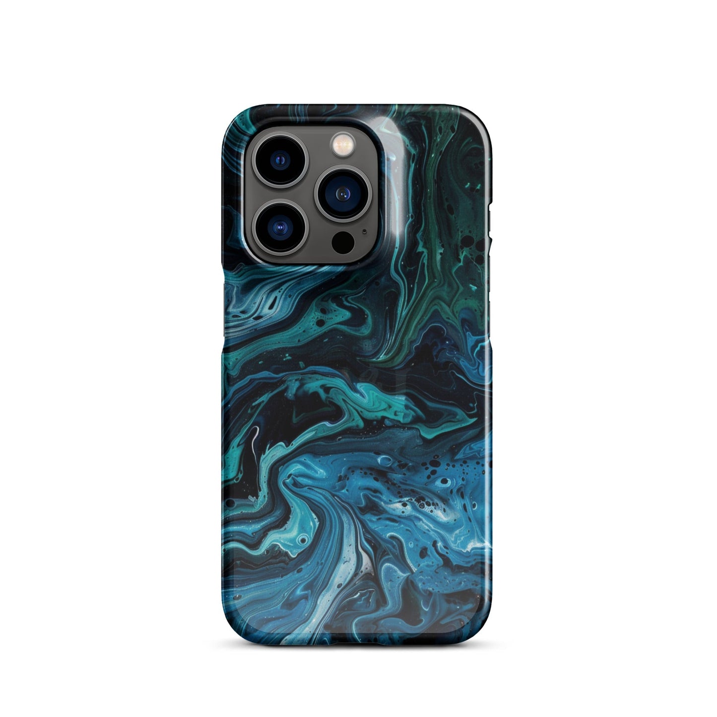 Abstract Blue Phone case for iPhone-26
