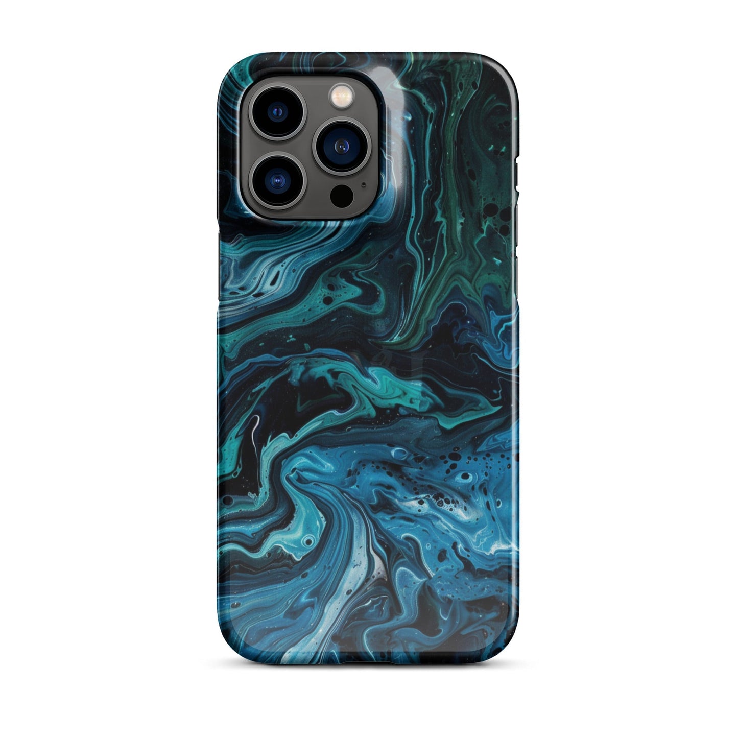 Abstract Blue Phone case for iPhone-28