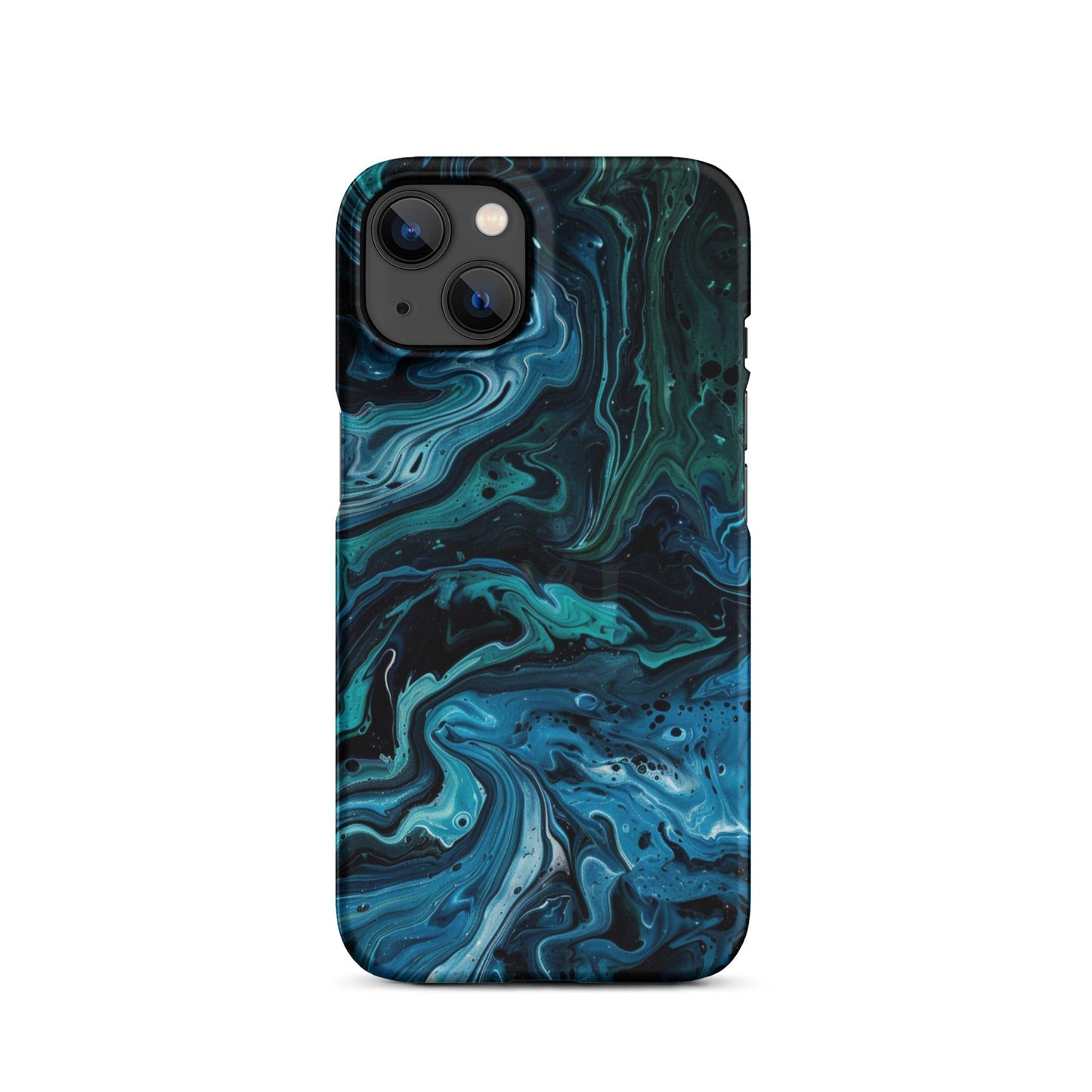 Abstract Blue Phone case for iPhone-17