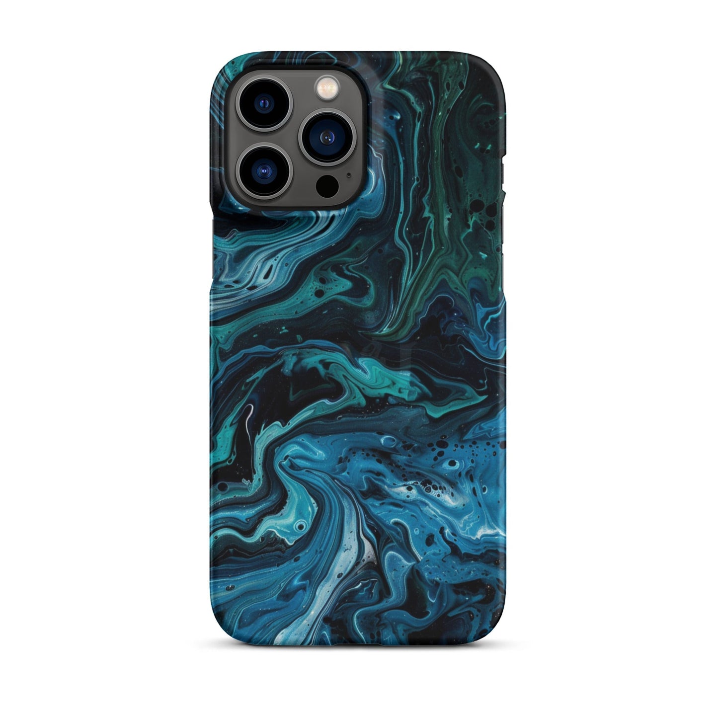 Abstract Blue Phone case for iPhone-21