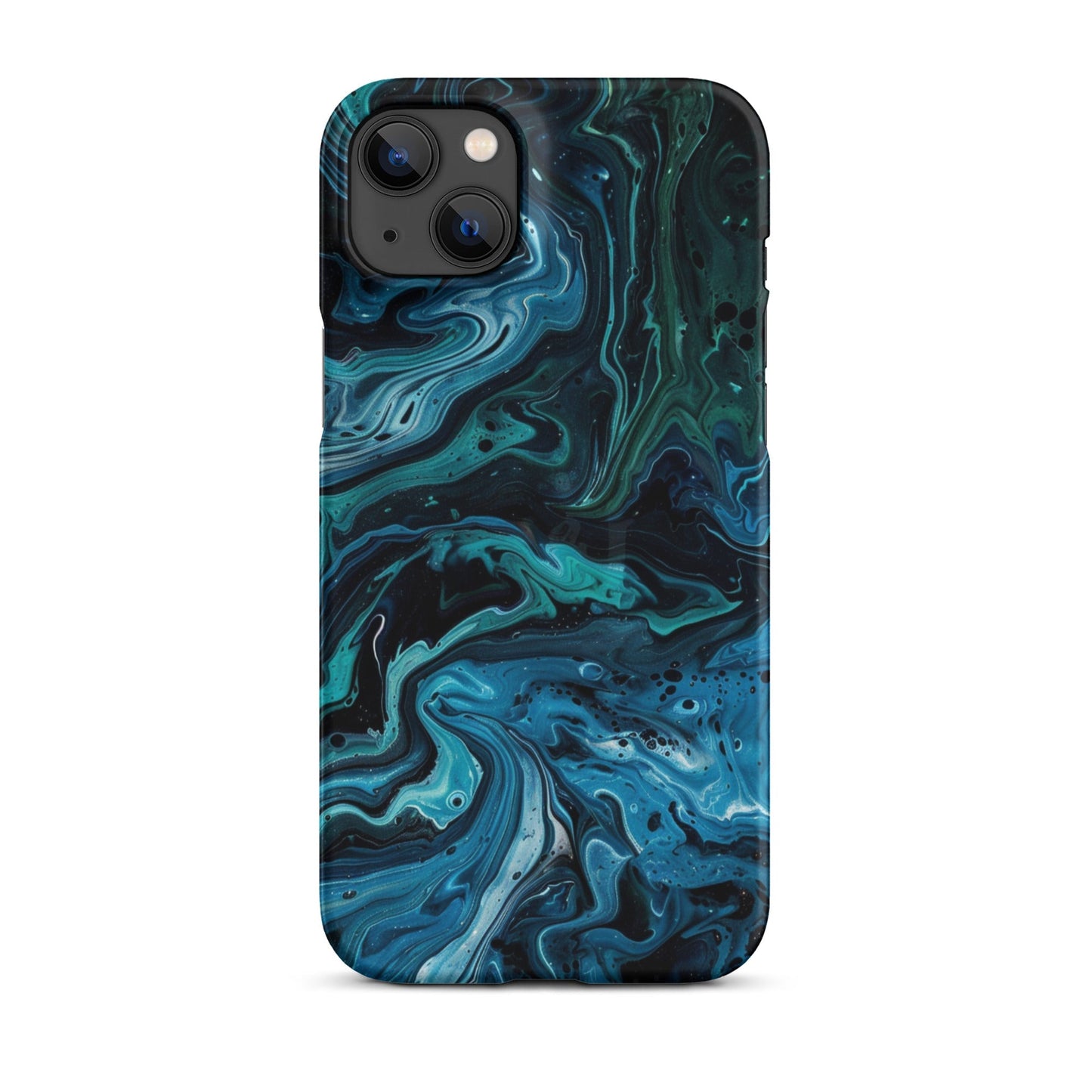 Abstract Blue Phone case for iPhone-25