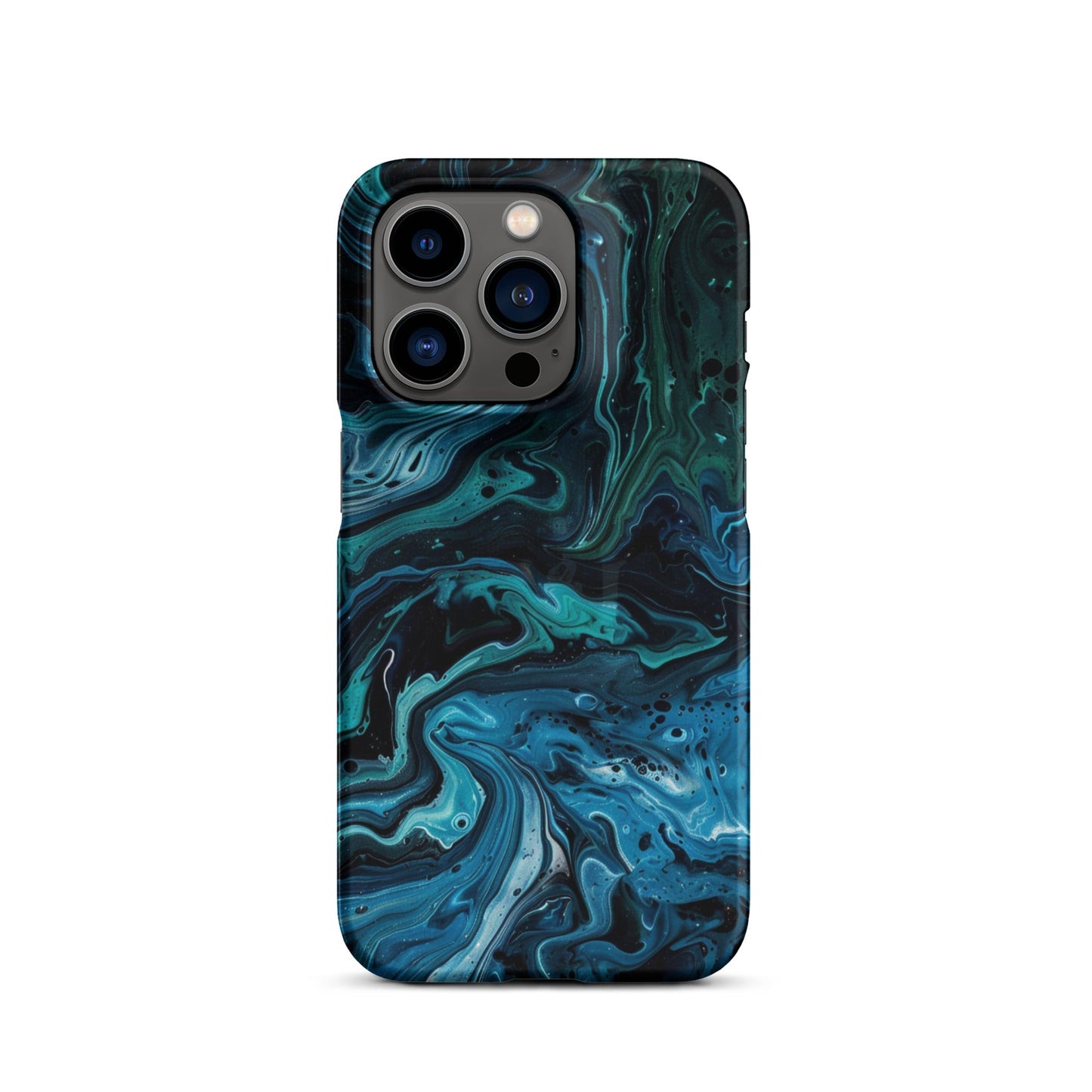 Abstract Blue Phone case for iPhone-27