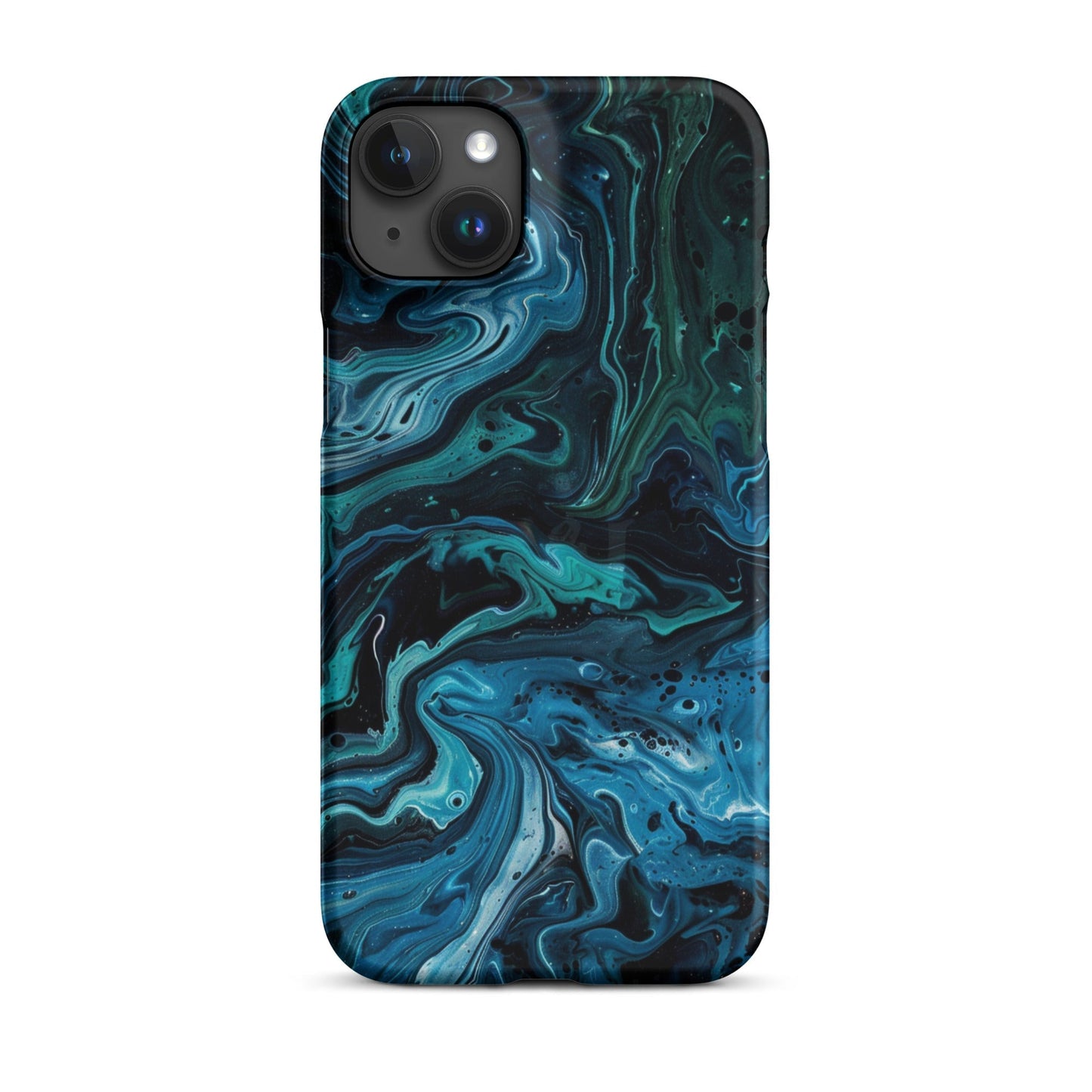 Abstract Blue Phone case for iPhone-33
