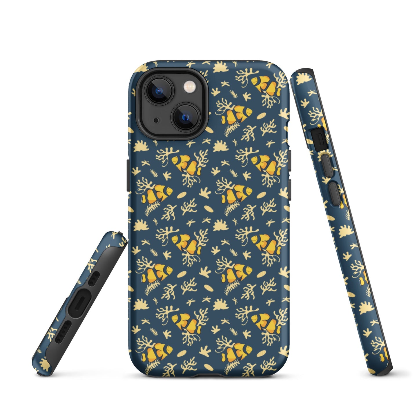 Deep Blue Clownfish Reef Tough Case for iPhone®-10