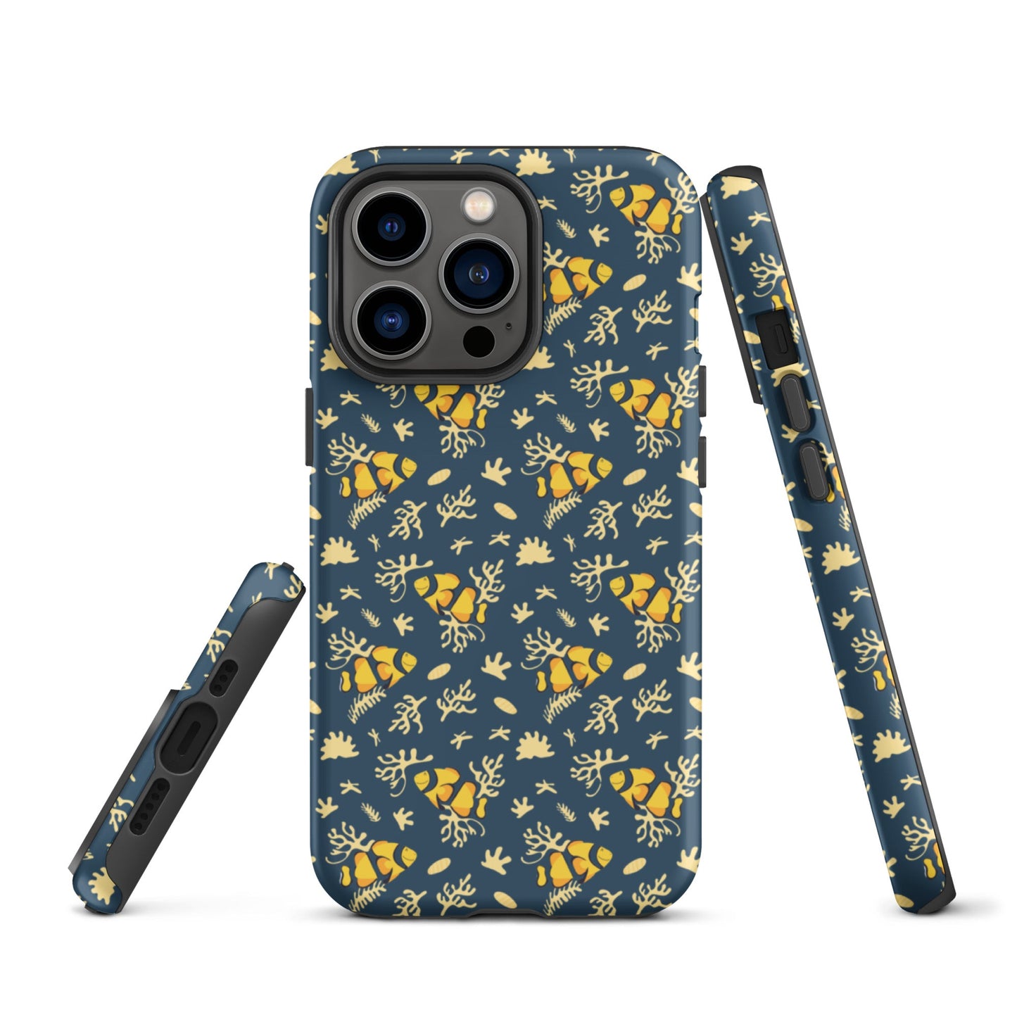 Deep Blue Clownfish Reef Tough Case for iPhone®-11