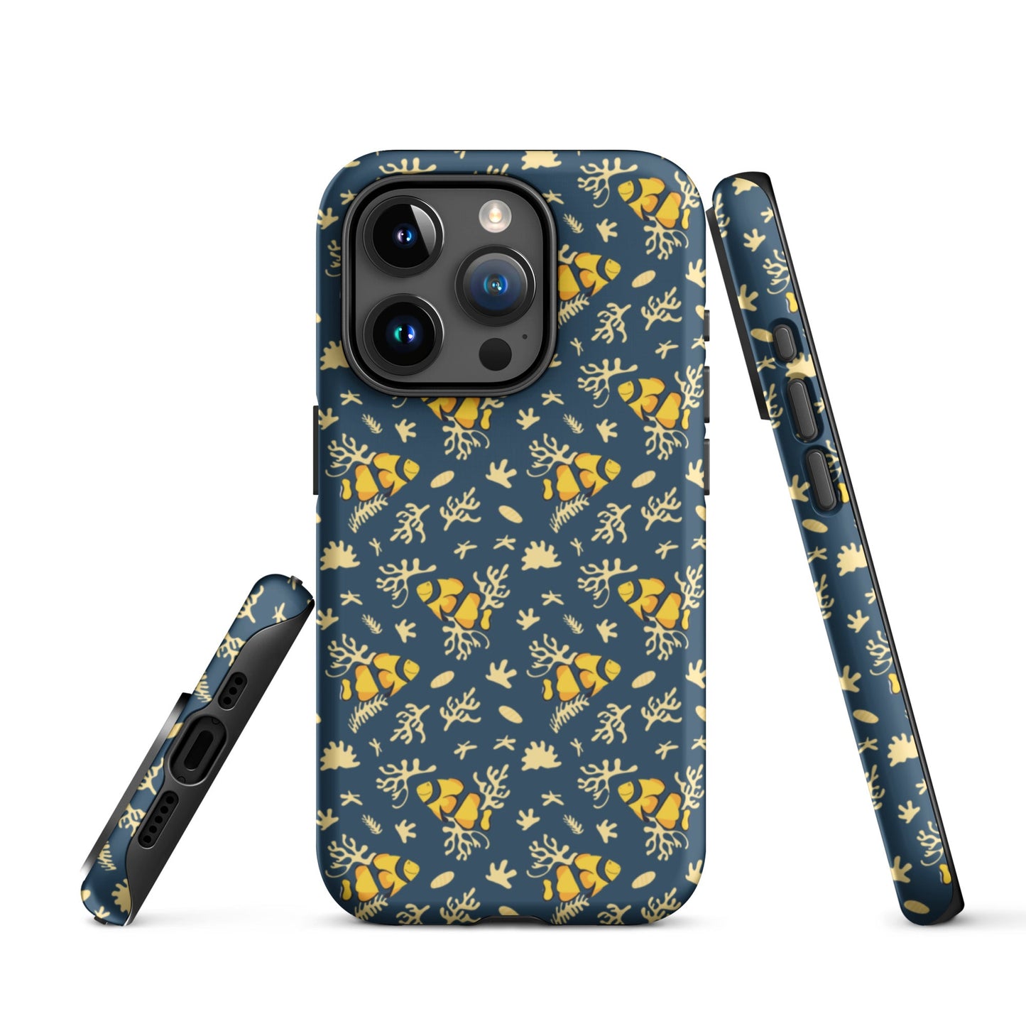 Deep Blue Clownfish Reef Tough Case for iPhone®-19