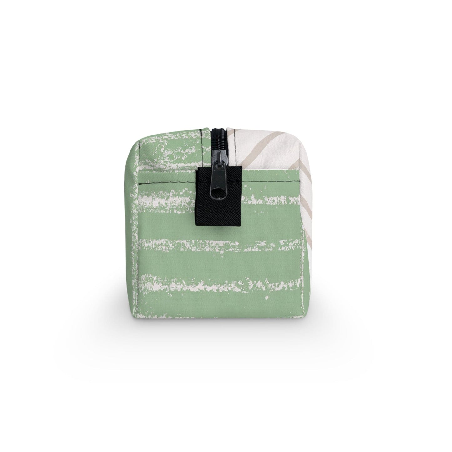 Travel Accessories Pouch Bag - Green Textured Boho Pattern-2