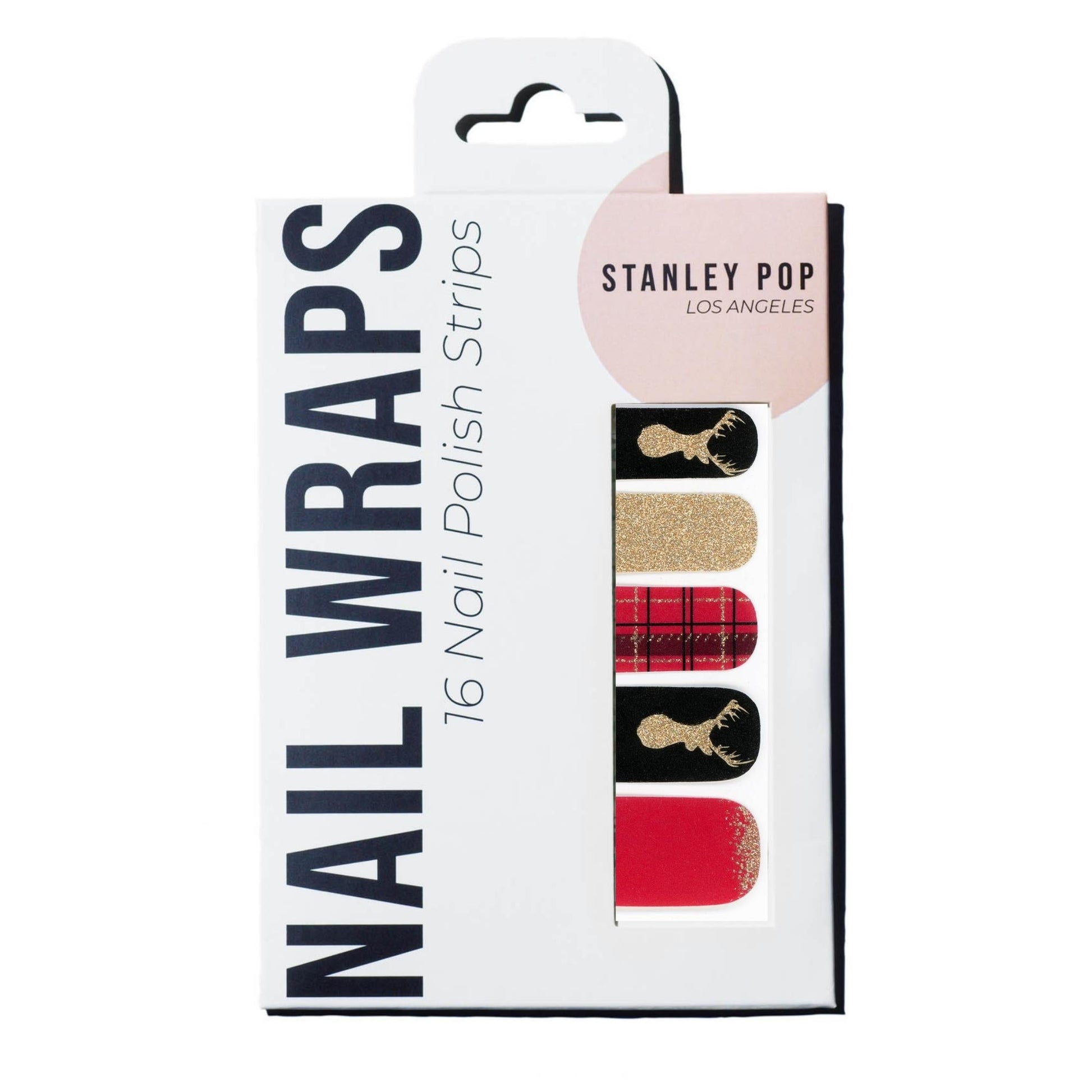Reindeer Games Nail Polish Wraps-1
