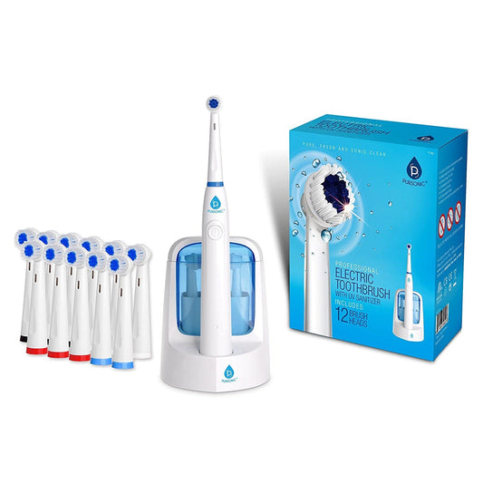 Power Rechargeable Electric Toothbrush With UV Sanitizing Function-0