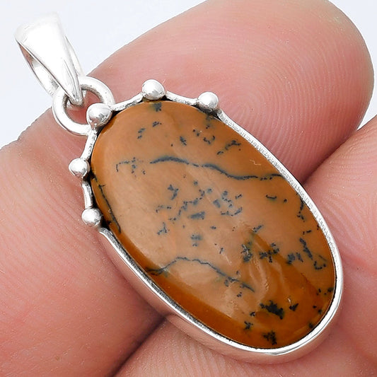 Natural Russian Honey Dendrite Opal Pendant P-1349 SDP126972-0