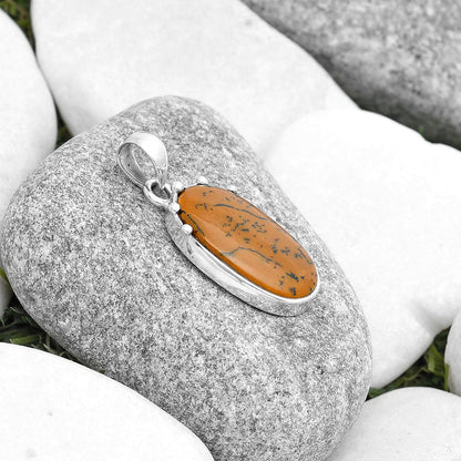 Natural Russian Honey Dendrite Opal Pendant P-1349 SDP126972-1