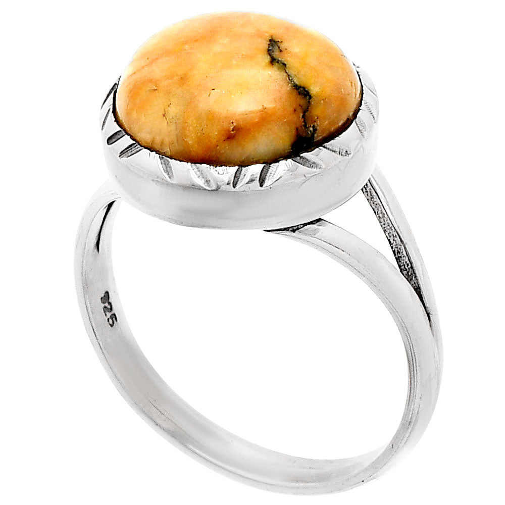 Natural Honey Dendritic Opal Ring size-9.5 R-1074 SDR230965-1