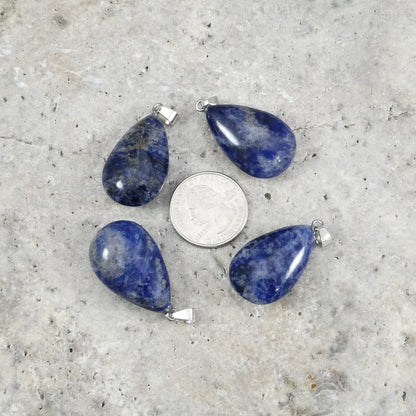 Sodalite 18x30mm Teardrop Pendant-1