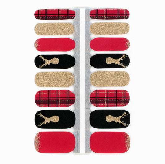 Reindeer Games Nail Polish Wraps-0