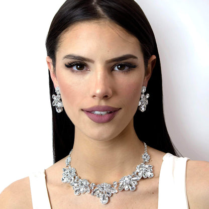 #16695 - Royal Statement Rhinestone Collar Necklace-1
