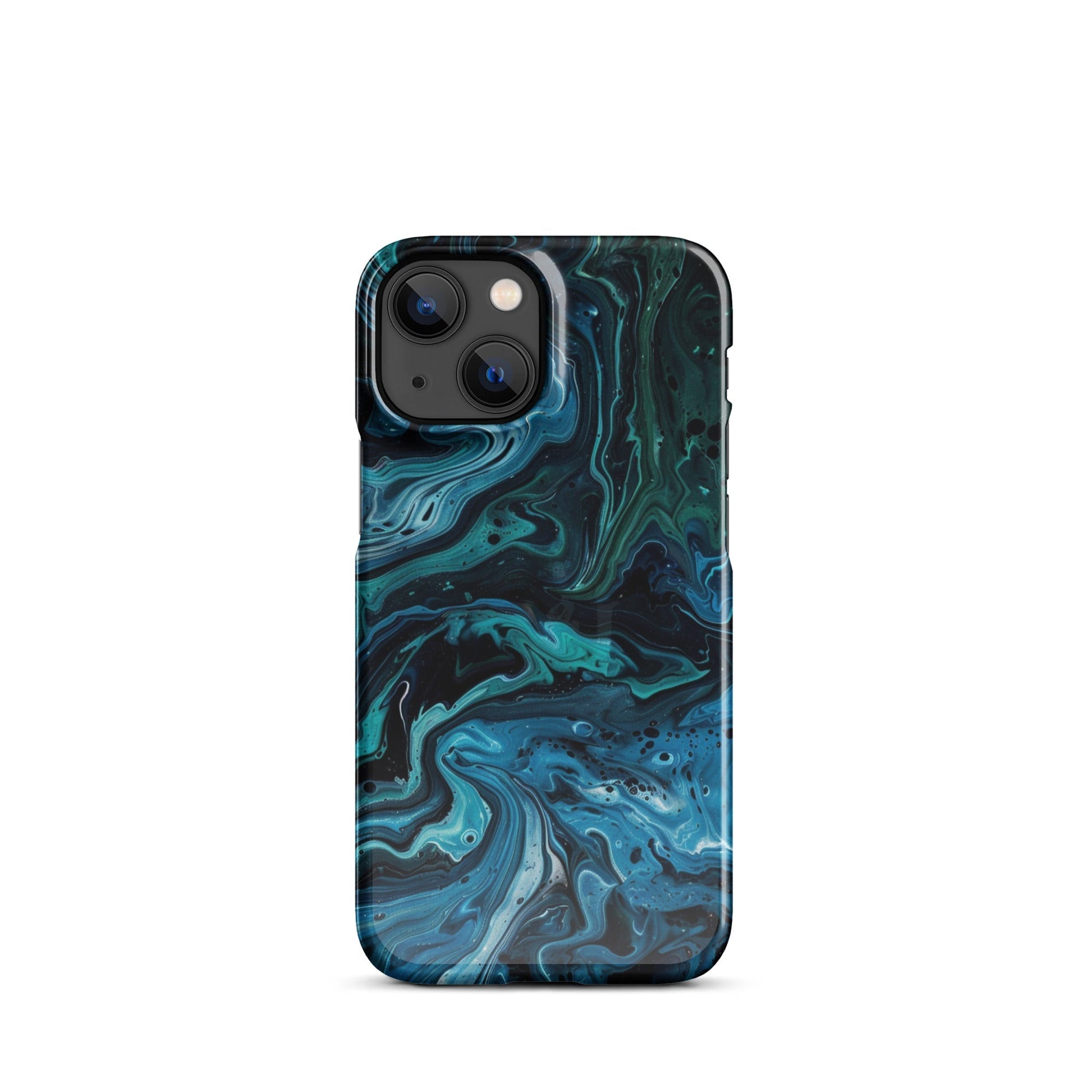 Abstract Blue Phone case for iPhone-14