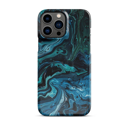Abstract Blue Phone case for iPhone-20