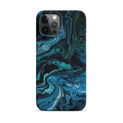 Abstract Blue Phone case for iPhone-13