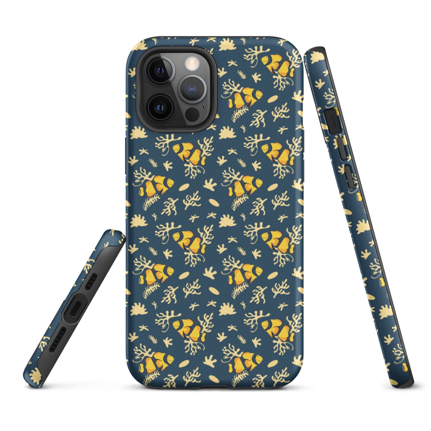 Deep Blue Clownfish Reef Tough Case for iPhone®-8