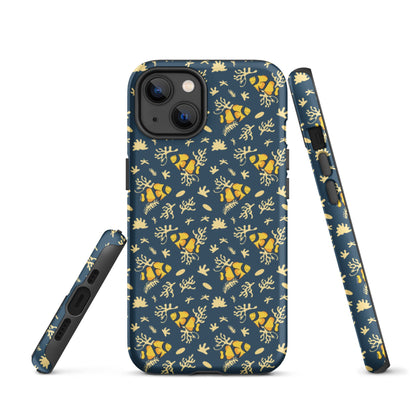 Deep Blue Clownfish Reef Tough Case for iPhone®-10