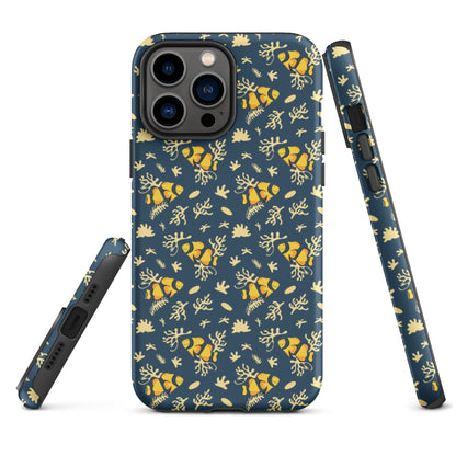 Deep Blue Clownfish Reef Tough Case for iPhone®-12
