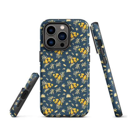 Deep Blue Clownfish Reef Tough Case for iPhone®-15